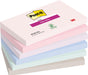 Post-it Super Sticky notes Soulful, 90 vel, ft 76 x 127 mm, geassorteerde kleuren, pak van 6 blokken 12 stuks, OfficeTown