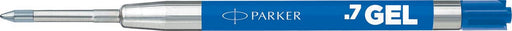 Parker gelvulling voor balpen medium, 0,7 mm, blauw, blister van 2 stuks 12 stuks, OfficeTown