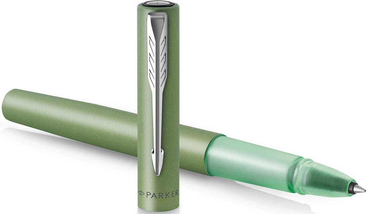 Parker roller Vector XL, fijn, in giftbox, groen