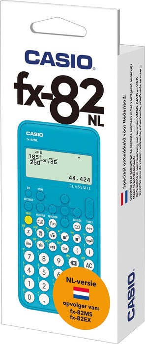 Casio wetenschappelijke rekenmachine Classwiz FX-82NL 10 stuks, OfficeTown