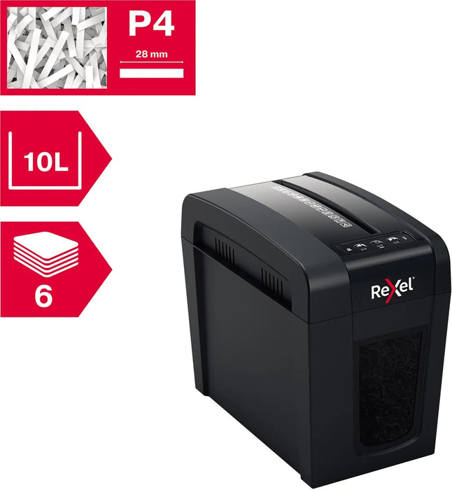 Rexel Secure papiervernietiger X6-SL, OfficeTown