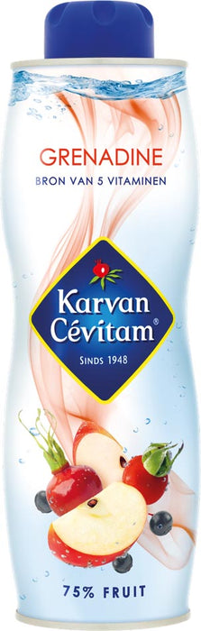 Karvan Cévitam siroop, 60 cl fles, grenadine (6 stuks)