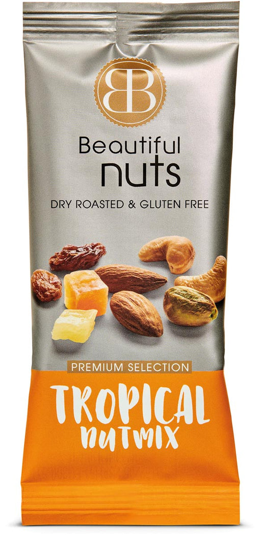 Beautiful Nuts noten, zakje van 50 g, Tropical Mix 16 stuks, OfficeTown