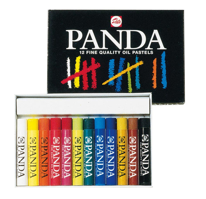 Talens Panda oliepastel, doos met 12 pastelkrijtjes 12 stuks