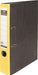 Pergamy ordner,  voor ft A4, uit karton, rug van 5 cm, gewolkt geel 25 stuks, OfficeTown