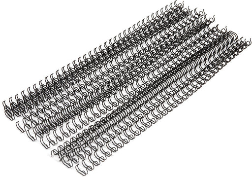 Pergamy draadruggen, pak van 100 stuks, 12,7 mm, zwart 10 stuks, OfficeTown