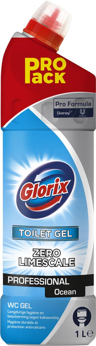Glorix Pro Formula Toiletreiniger Ocean Fresh, 1 liter fles
