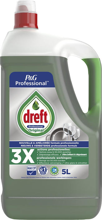 Dreft Professioneel Origineel Vloeibaar Handafwasmiddel - 5 liter