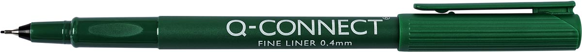 Q-CONNECT fineliner, 0,4 mm, groen Q-CONNECT