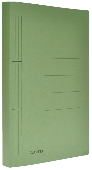 Klasse'x snelhechtermap, afmetingen 25 x 32 cm (voor formaat A4), in het groen