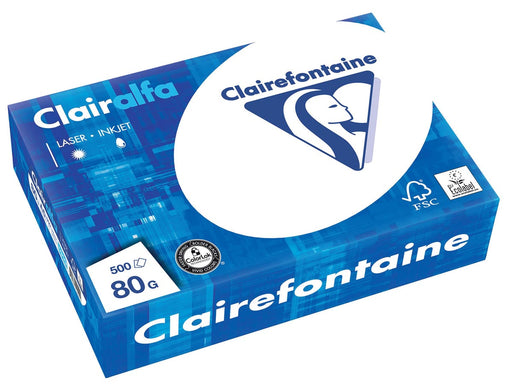 Clairefontaine Clairalfa printpapier ft A5, 80 g, pak van 500 vel 10 stuks, OfficeTown