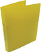 Alpha ringmap, voor ft A4, uit PP, 2 ringen van 25 mm, geel 24 stuks, OfficeTown