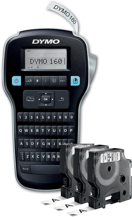 Dymo LabelManager 160 Waardepack: 1 x LabelManager 160P + 3 x D1-tape, qwerty 6 stuks