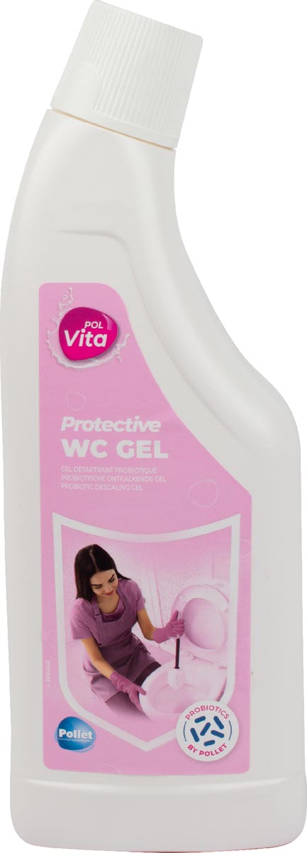 Polvita Probiotic Protective wc-gel, fles van 750 ml 6 stuks, OfficeTown