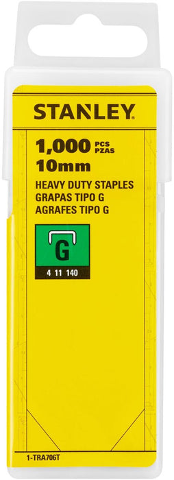 Stanley nietjes type G, 10 mm, doos van 1.000 nietjes Stanley