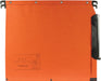 L'oblique hangmappen voor kasten AZV bodem 30 mm, oranje 25 stuks, OfficeTown