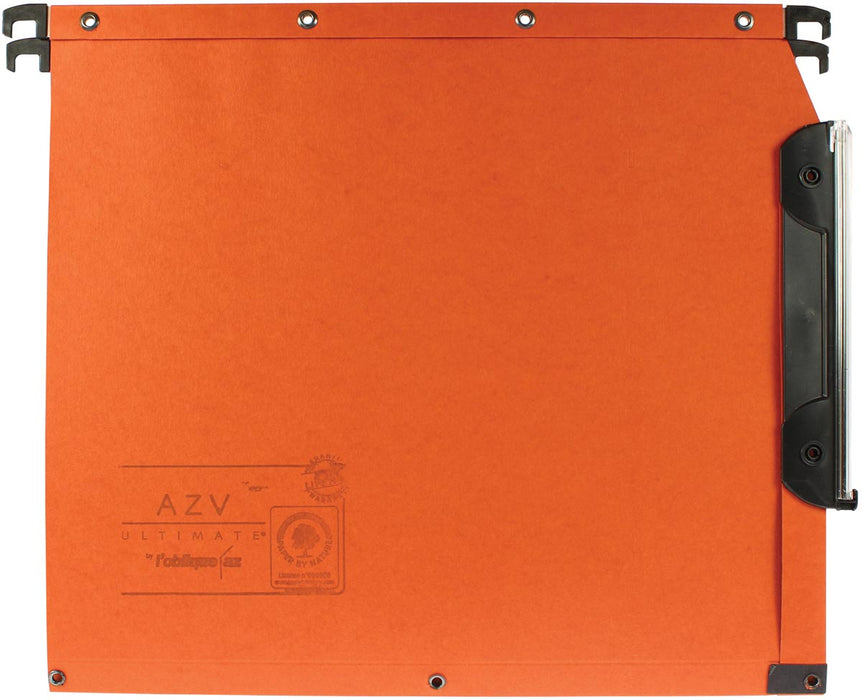 L'oblique hangmappen voor kasten met AZV bodem 30 mm, 25 stuks - Oranje