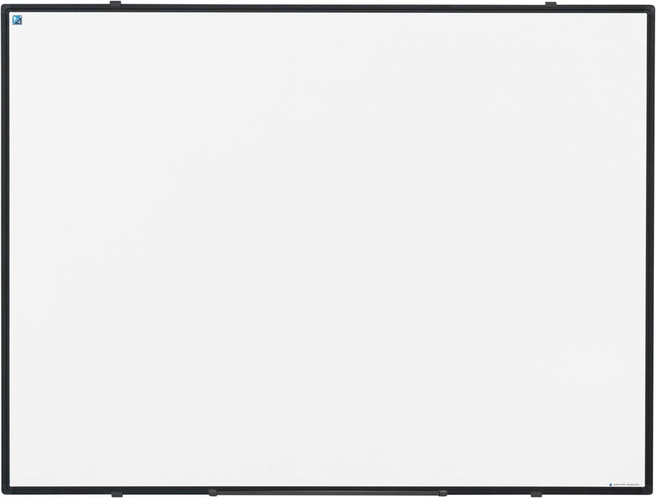 Magnetisch Whiteboard Softline 90 x 120 cm met Zwarte Emaille afwerking