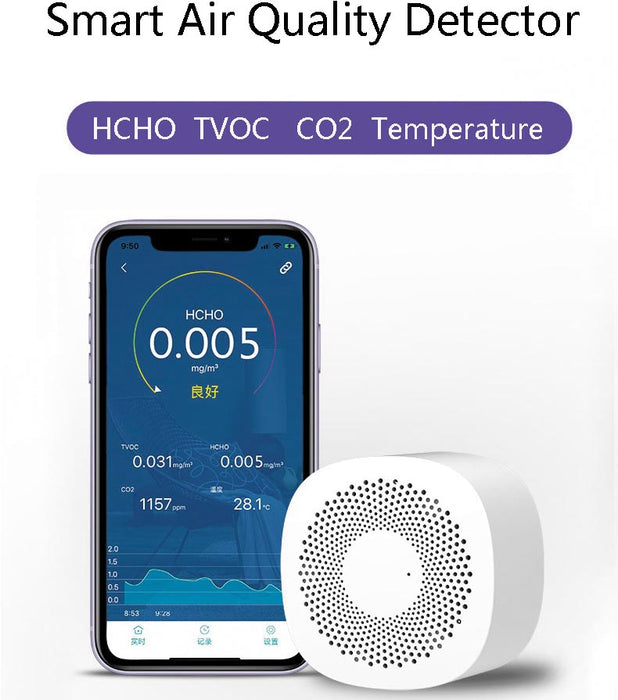 Kokoon Air Protect mini luchtkwaliteitmeter, Bluetooth verbinding
