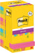 Post-It Super Sticky Notes Carnival, 90 vel, ft 76 x 76 mm, 8 + 4 GRATIS 12 stuks, OfficeTown