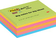 Post-it Super Sticky Meeting notes, 45 vel, ft 203 x 153 mm, geassorteerde kleuren, pak van 6 blokken 8 stuks, OfficeTown