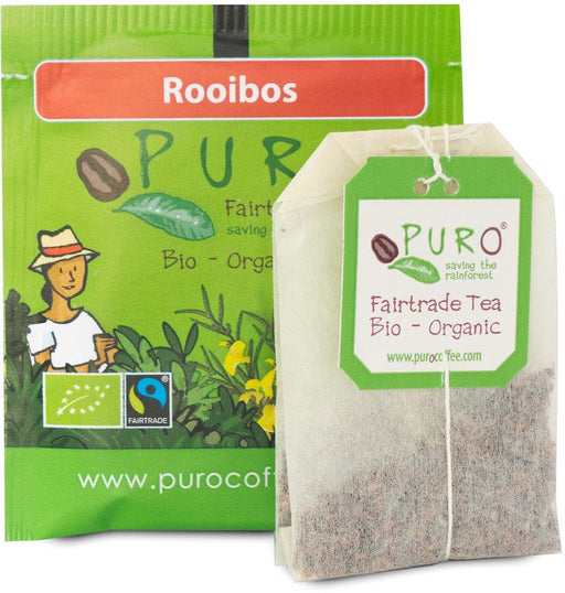 Puro Bio thee, rooibos, fairtrade, pak van 25 zakjes 6 stuks, OfficeTown