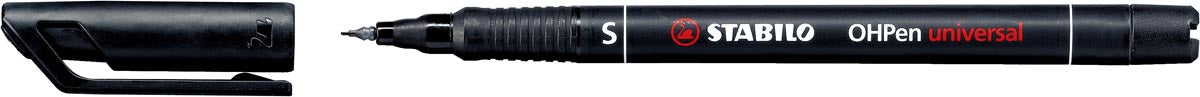 STABILO OHPen universeel, OHP-marker, permanent, extra fijn 0,4 mm, zwart