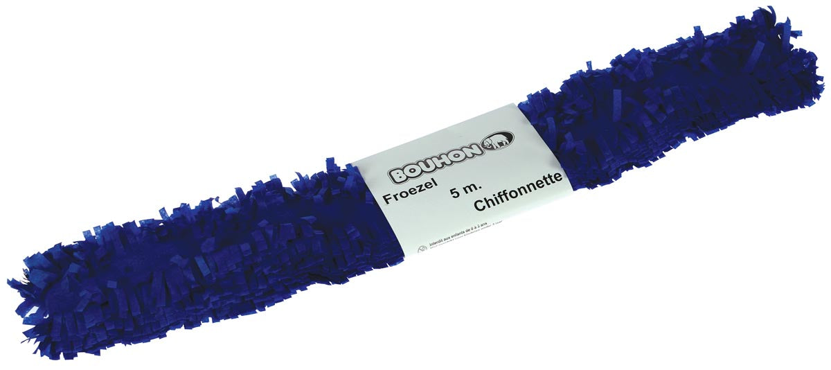 Bouhon donkerblauw Froezelpapierrol 5 m x 6 cm