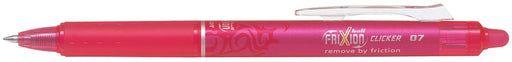 Pilot intrekbare roller FriXion Ball Clicker, medium punt, 0,7 mm, roze 12 stuks, OfficeTown