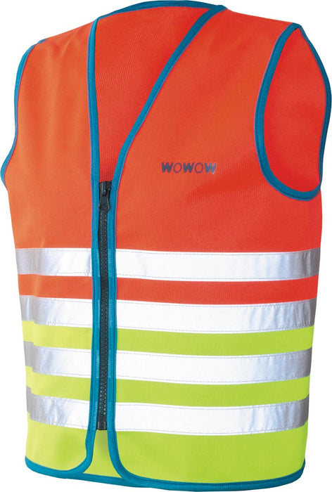 Wowow Wasabi Jas met fluorescerend vest, rood, M (kind)
