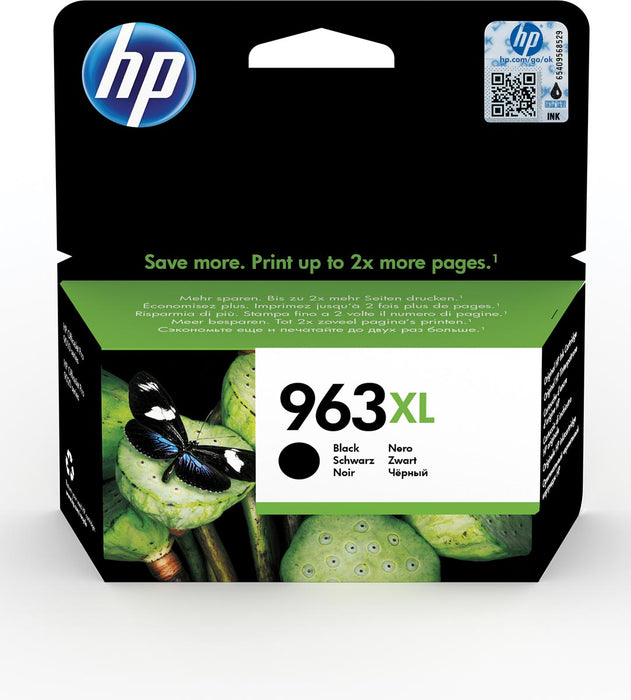 HP inktcartridge 963XL, 2.000 pagina's, OEM 3JA30AE, zwart