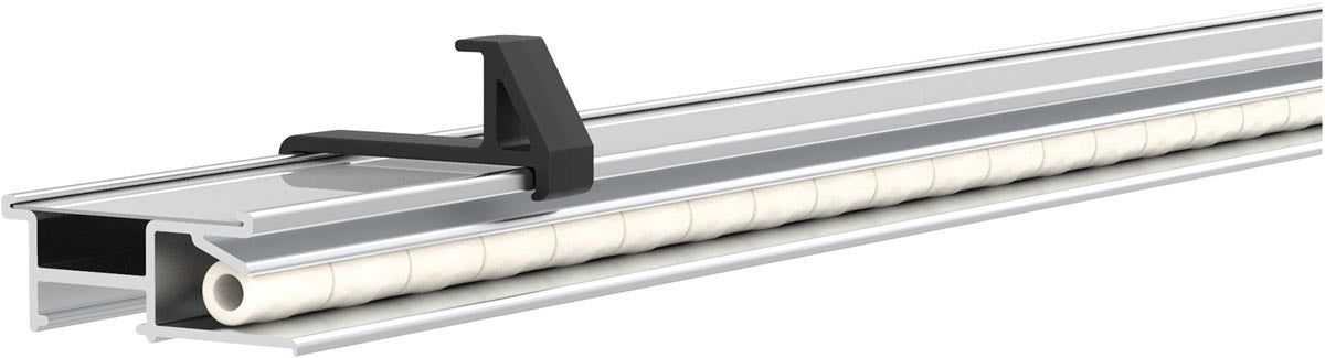 MAUL klemlijst Pro aluminium 100x4,5cm multi-functioneel met 5 toepassingen