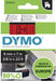 Dymo D1 tape 9 mm, zwart op rood 5 stuks, OfficeTown