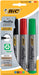 Bic permanent marker 2000, doos met 4 stuks in geassorteerde kleuren 25 stuks, OfficeTown