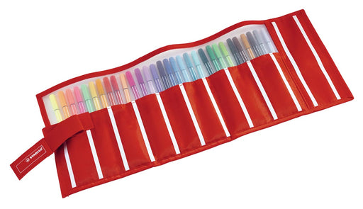 STABILO Pen 68 viltstift, rollerset in geassorteerde kleuren 5 stuks, OfficeTown
