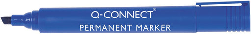 Q-CONNECT permanente marker, 2-5 mm, schuine punt, blauw 10 stuks, OfficeTown