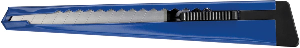 Westcott Bureau Snijder 9 mm, blauw met roestvrij stalen mesjes