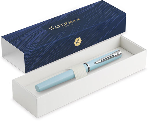 Waterman vulpen Allure, fijne punt, giftbox, pastelblauw 50 stuks, OfficeTown