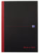 Oxford BLACK N' RED gebonden boek, 192 bladzijden, ft A4, geruit 5 mm 5 stuks, OfficeTown