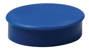 Magneetjes Nobo, diameter 20 mm, blauw, verpakking van 8 stuks