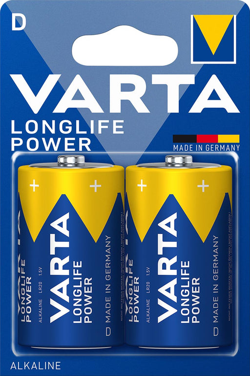 Varta Batterij Longlife Power D, blister van 2 stuks 10 stuks, OfficeTown