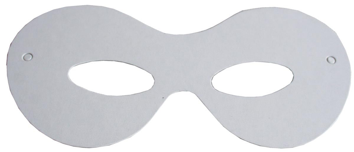 Papieren maskers met elastiek - 50 stuks