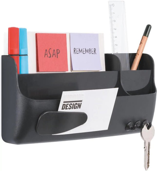 Accessoirehouder voor magnetische whiteboards met 4 vakken - OfficeTown