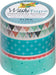 Folia washi tape pastel, pak met 4 stuks in geassorteerde kleuren 4 stuks, OfficeTown