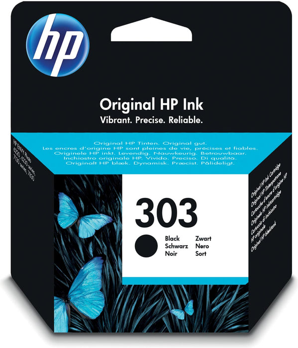 HP inktcartridge 303, 200 pagina's, OEM T6N02AE, zwart