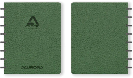 Adoc Business schrift, A5 formaat, 144 pagina's, geruit 5 mm, groen - OfficeTown