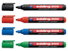 edding permanent marker 300, blister met 4 stuks in geassorteerde kleuren 10 stuks, OfficeTown