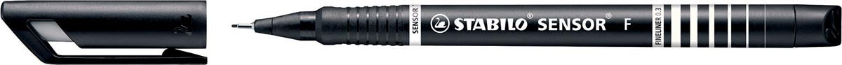 STABILO SENSOR fineliner, 0,3 mm, zwart 10 stuks