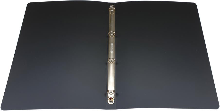 Alpha ordner van PP, voor formaat A4, 4 ringen van 16 mm, zwart met 2,2 cm rug - OfficeTown