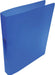 Alpha ringmap, voor A4 - formaat, van PP, 2 ringen van 25 mm, transparant blauw - OfficeTown
